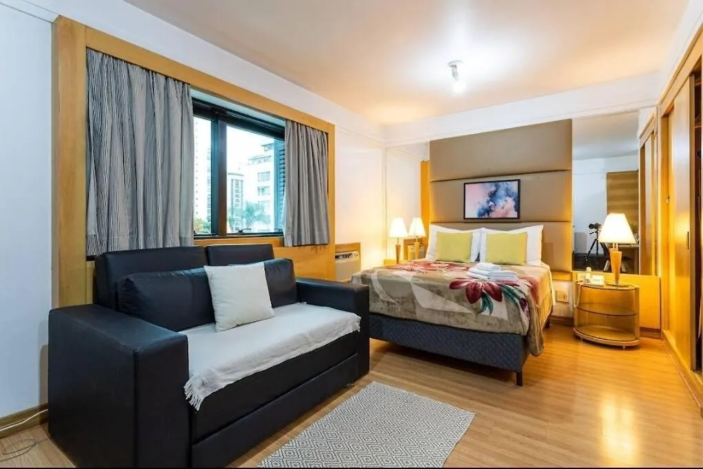 Flat In Transamerica Bela Cintra Com Estacionamento São Paulo Appartement