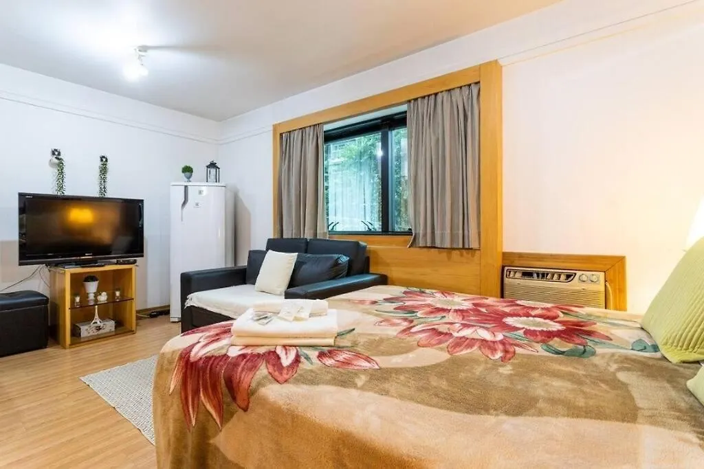 Apartamento Flat In Transamerica Bela Cintra Com Estacionamento São Paulo Brasil